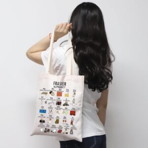 MNIGIU F-rasie-r TV Show Fan Gift F-rasie-r Tote Bag F-rasie-r Merchandise F-rasie-r Inspired Gift (Shopping Bag)