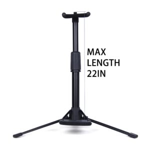 GEEK Professional EWI Stand | Aerophone&Electronic Wind Instrument Stand holder | Foldable&Stable Metal Stand | Adjustable Height | Antiskid designed Tripod Stand | For AKAI Roland Yamaha EWI series