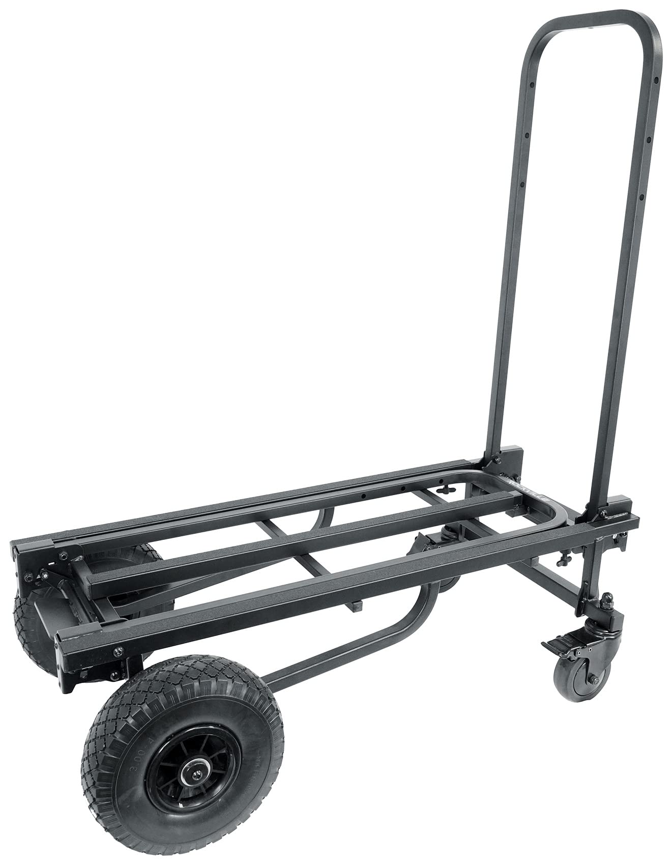 Rockville Rock Cart Pro DJ Equipment Transport Roller Car 700 LB Capacity Bundle with Rockville CART-Stand-Bag Tripod/Mic/Speaker Stand Bag