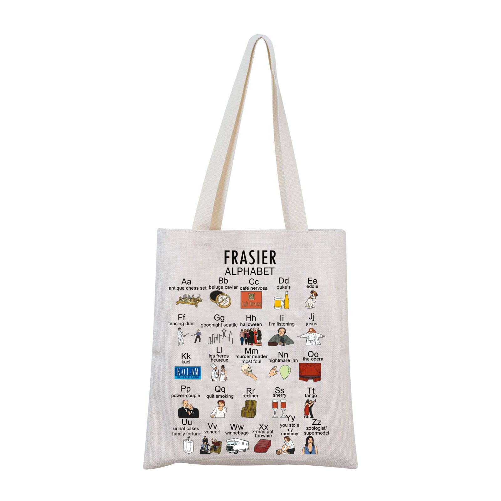 MNIGIU F-rasie-r TV Show Fan Gift F-rasie-r Tote Bag F-rasie-r Merchandise F-rasie-r Inspired Gift (Shopping Bag)