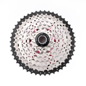 PZAMA MTB Cassette 8-9-10-11-12-13 Speed Bicycle Cassette for Mountain Bike 11-30/32/34/36/40/42/46/50/52T Bicycle Cassette Sprocket Compatible with Shimano Sram (Except XD) (8 Speed 11-46T)