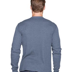 Colosseum Outdoors Men's Furnace Thermal Long Sleeve Shirt (Post Blue, X-Large)