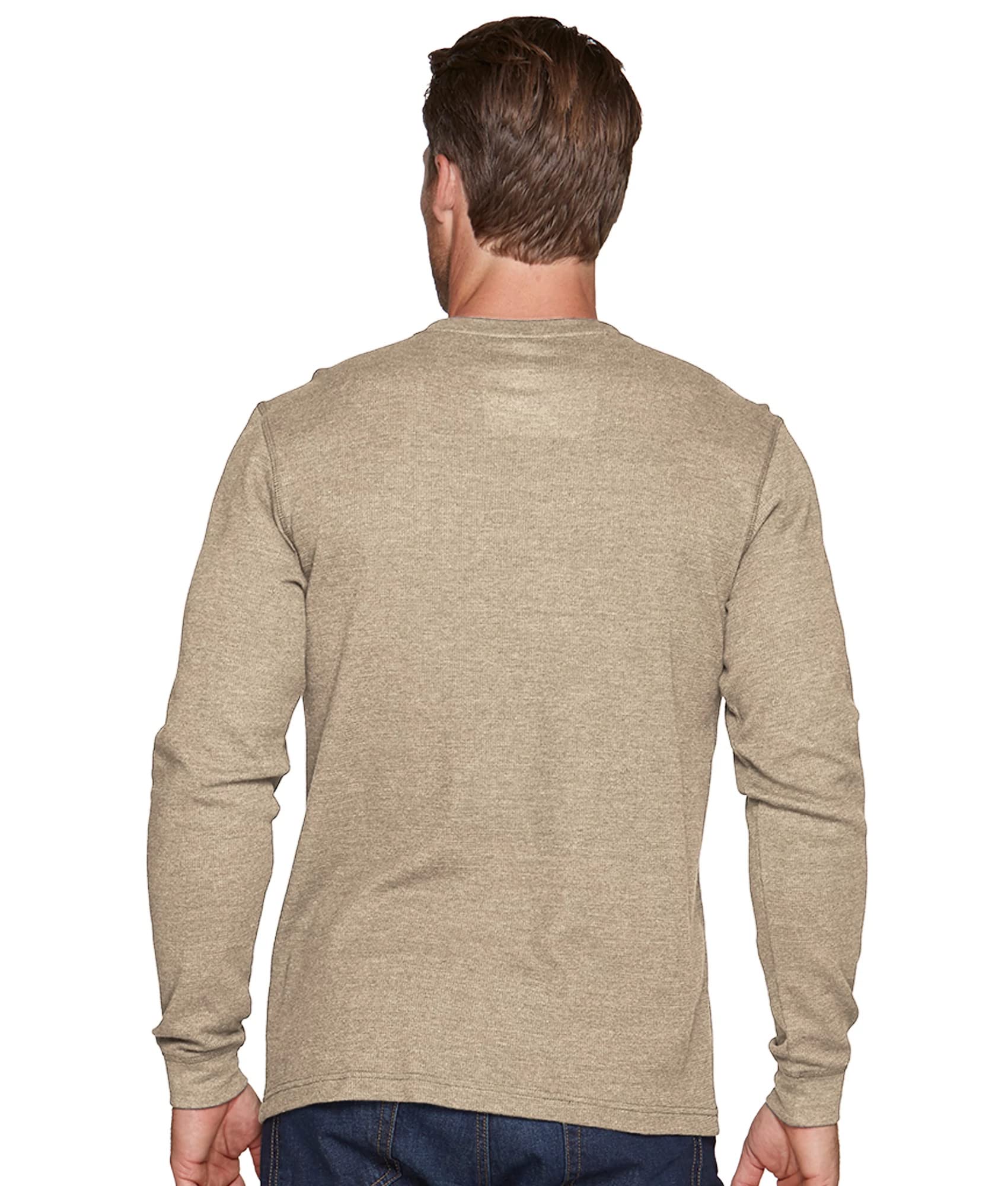 Colosseum Outdoors Men's Furnace Thermal Long Sleeve Shirt (Sequoia, XX-Large)