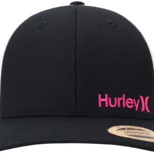 Hurley Men's Cap - Corp Snap Back Trucker Hat, Size One Size, Pink Glow