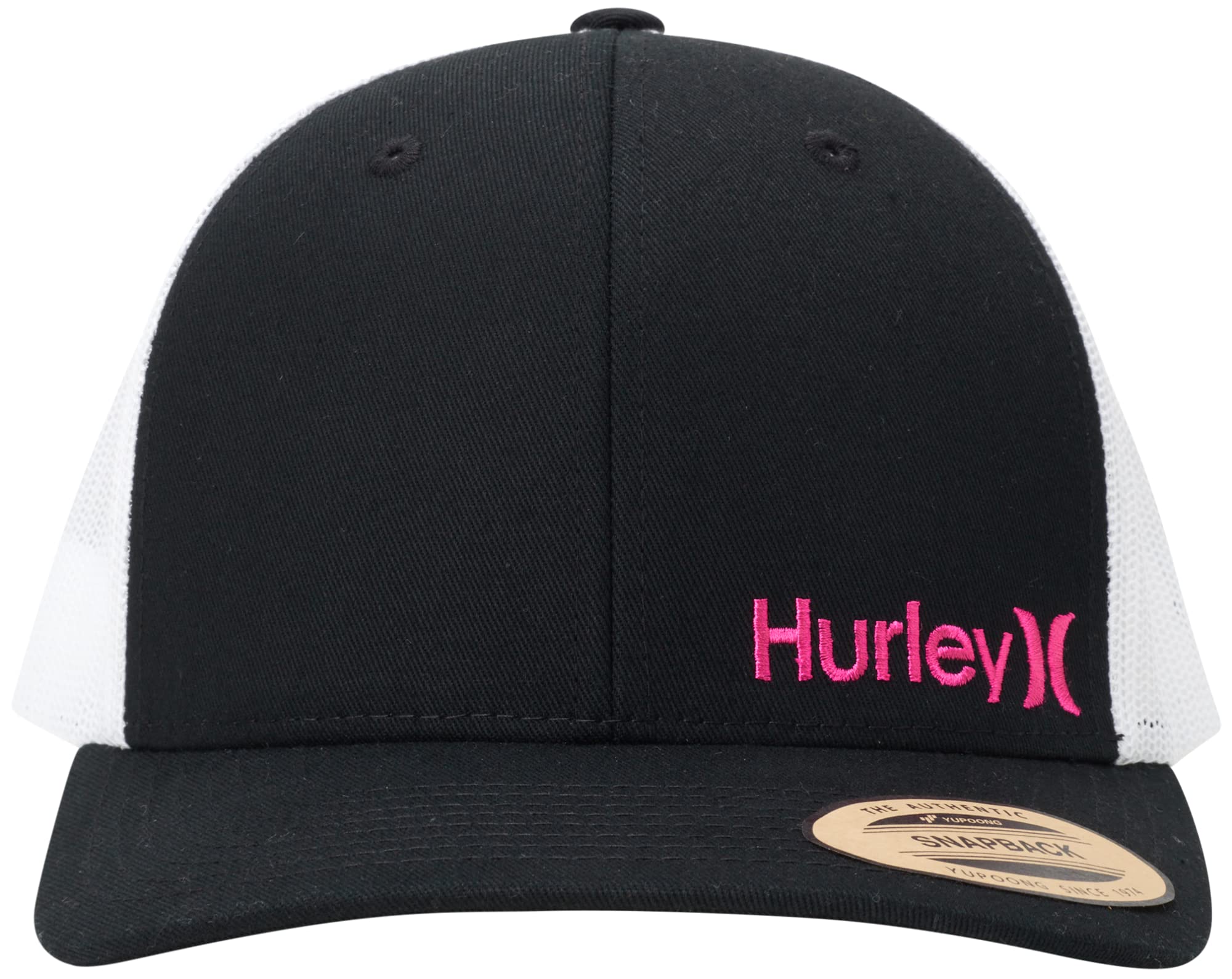 Hurley Men's Cap - Corp Snap Back Trucker Hat, Size One Size, Pink Glow