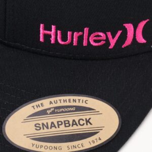 Hurley Men's Cap - Corp Snap Back Trucker Hat, Size One Size, Pink Glow