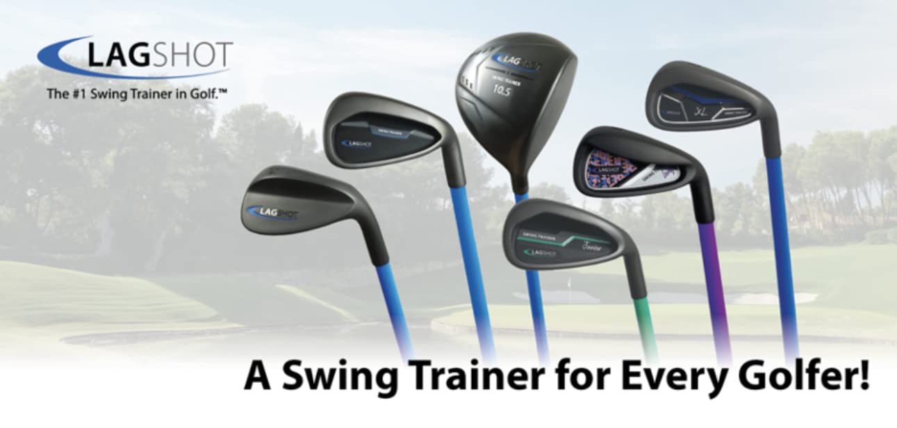 Lag Shot Driver + Wedge Combo™ (Right Handed) - Golf Swing Trainer Aid, Golf Digest's Editors' “Best Swing Trainer” of The Year! #1 Golf Training Aid of 2022, Free Video Series with PGA Teacher!