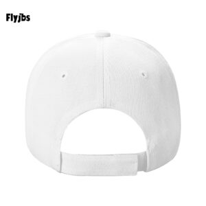 Unisex I Love Pickleball Ball Baseball Hat, Baseball Cap Adjustable Hunting Cap for Men Women White