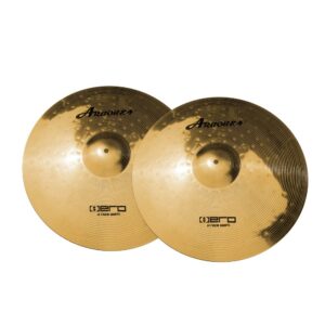 Arborea Cymbal Pack Alloy Cymbals Drum Cymbal Set 14"/16"/18"/20" Plus Free Cymbal Bag 5 Pieces Cymbals for Drum Set