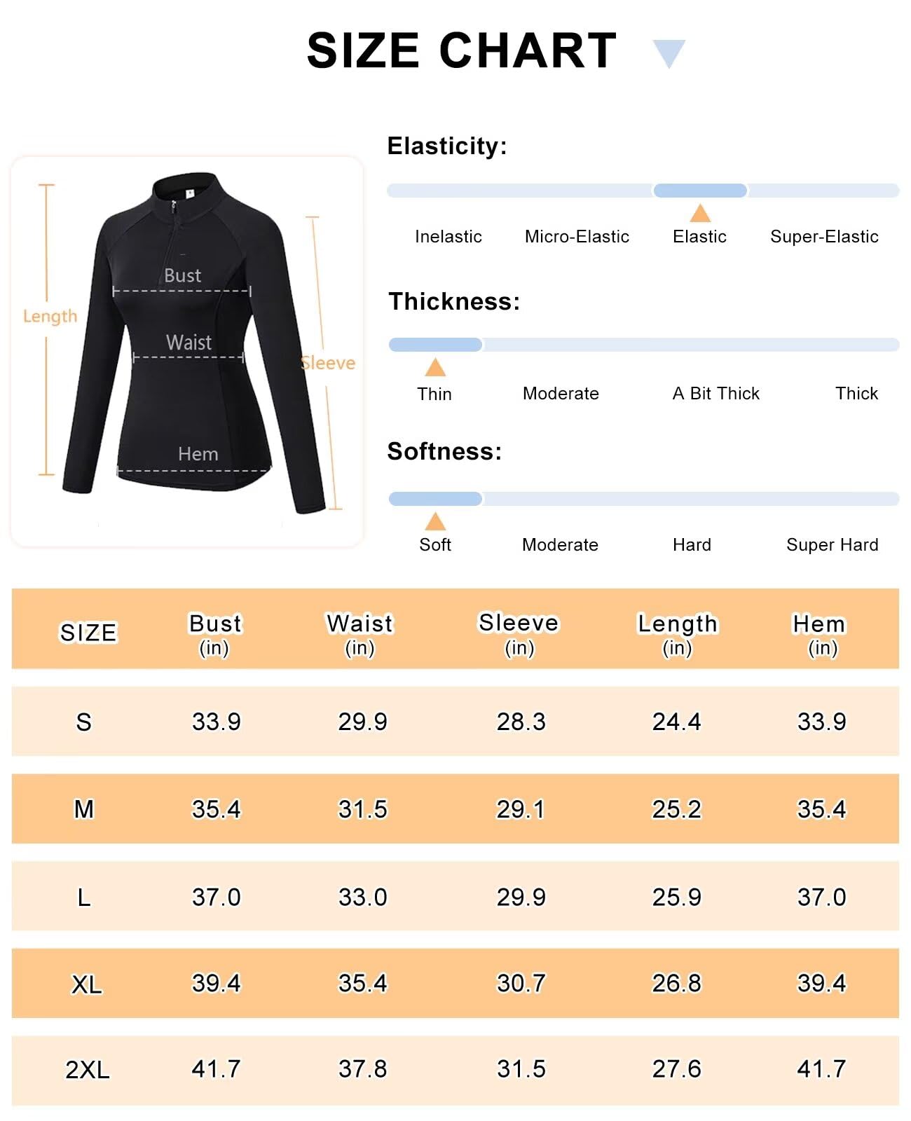 TERODACO Athletic Quarter Zip Women Long Sleeve Tennis Golf Pullover Shirts with Thumb Holes Women's Quick Dry Running, Fishing and Hiking Tops Outdoor Sun Protection Tee 92506 Black L