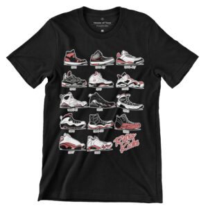 Jordan Retro Sneakers Image T Shirt to Match Jordans, Tee to Match Jordan 1 2 3 4 5 6 11 12 13 Gift for Jordan White