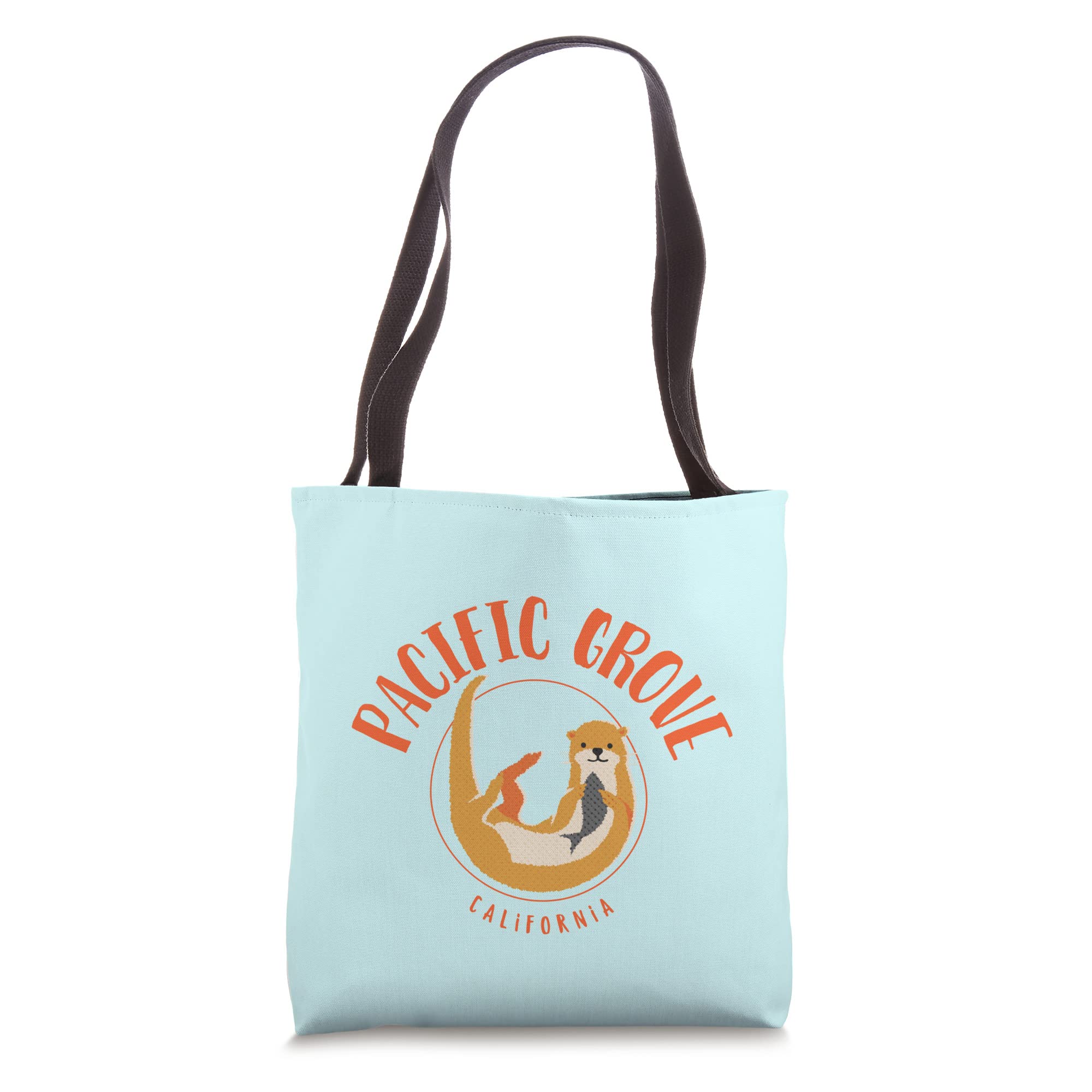 Pacific Grove California Sea Otter Design Tote Bag