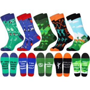 jeasona golf gifts for men funny fun crazy mens golf socks