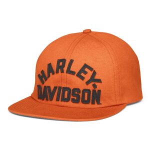 Harley-Davidson Men's Staple Unstructured Cap, Orange - 97645-22VM