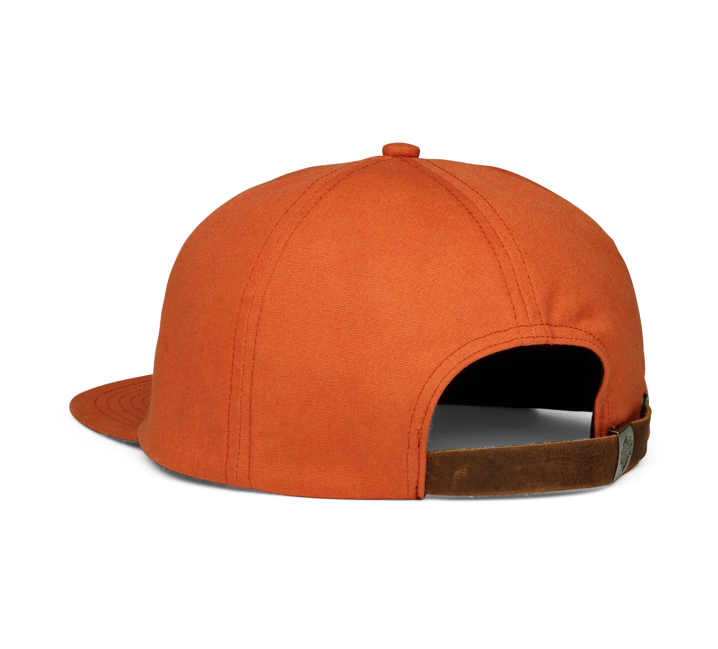 Harley-Davidson Men's Staple Unstructured Cap, Orange - 97645-22VM