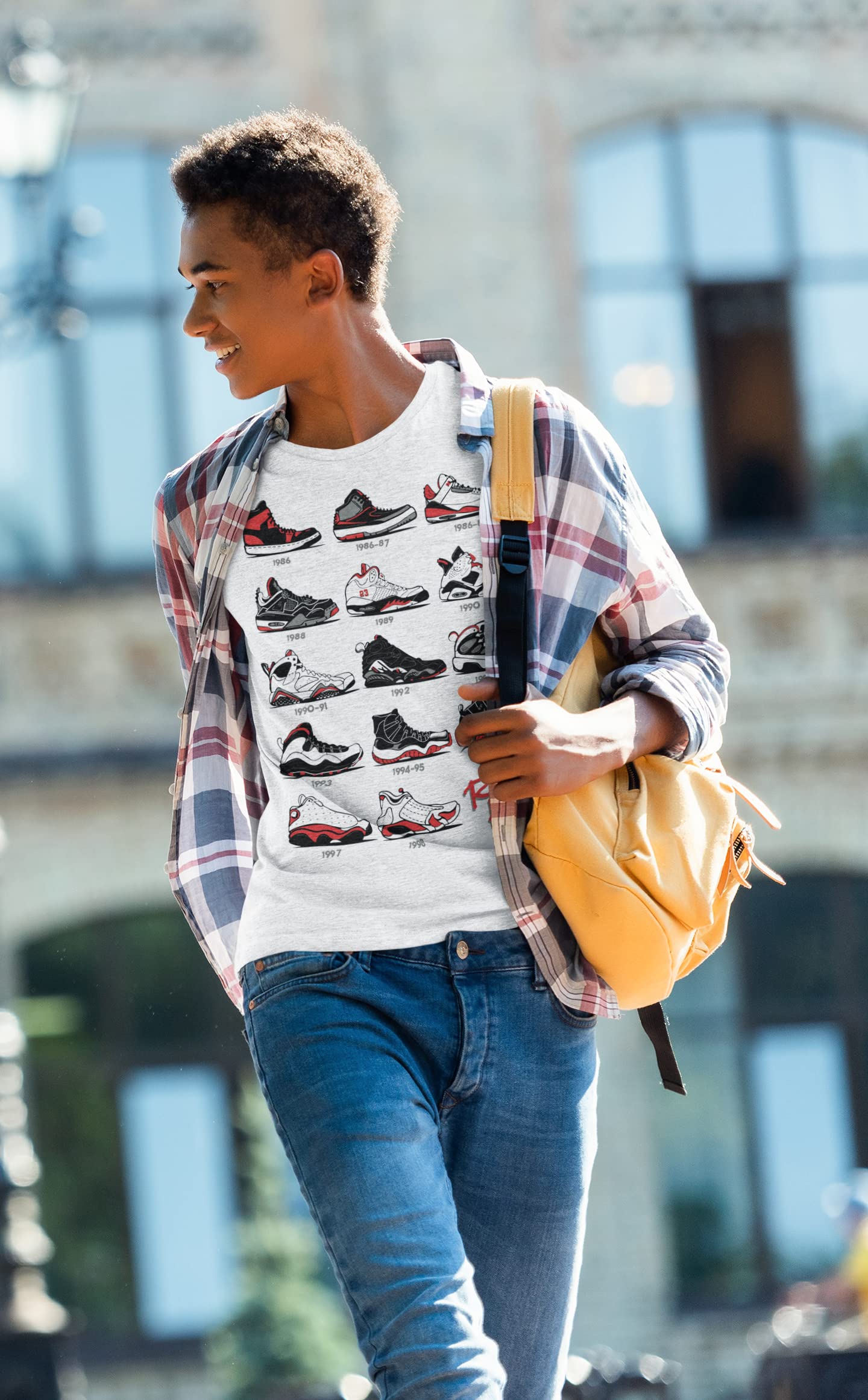 Jordan Retro Sneakers Image T Shirt to Match Jordans, Tee to Match Jordan 1 2 3 4 5 6 11 12 13 Gift for Jordan White