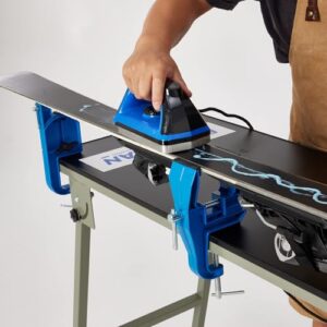 XCMAN Ski Snowboard Waxing Iron 120V 800W with Dimpled Base Plate and Good Thermosta High Temperature Control Accuracy