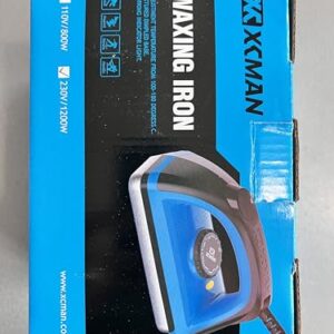 XCMAN Ski Snowboard Waxing Iron 120V 800W with Dimpled Base Plate and Good Thermosta High Temperature Control Accuracy