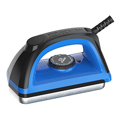 XCMAN Ski Snowboard Waxing Iron 120V 800W with Dimpled Base Plate and Good Thermosta High Temperature Control Accuracy