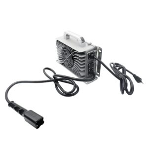 Abakoo 48V 17A Golf cart Battery Charger for 48V Yamaha G29 Drive & Drive 2 G29/Drive 2007-Up, with 3-pin Leaf Plug, IP67 Waterproof