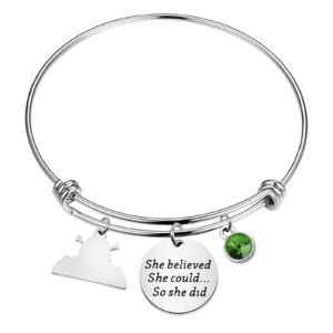 faadbuk cartton bracelet monster fans giftshe believed she could so she did inspiration gift for her (shrek bracelet)