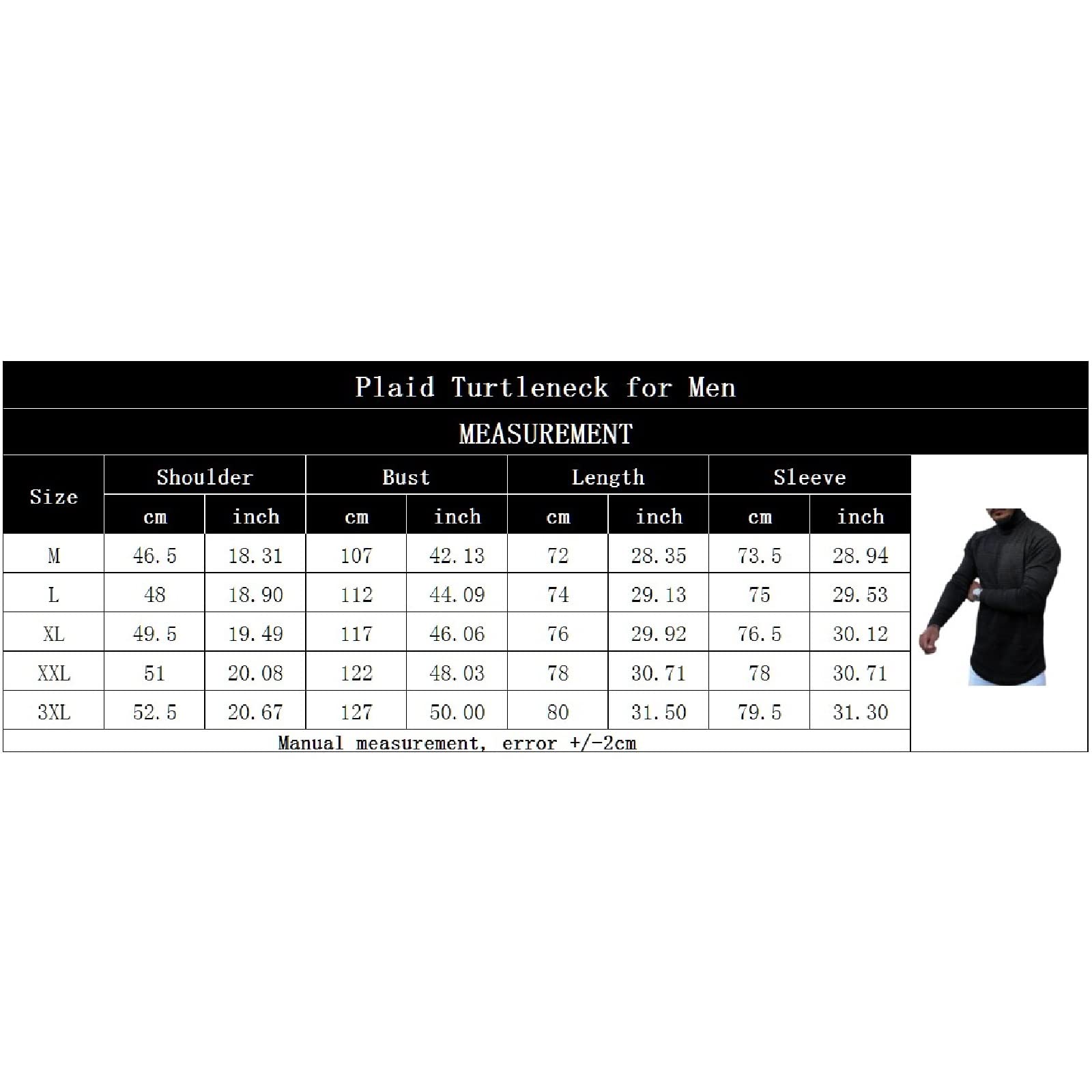 Mens Fashion T-Shirts Turtleneck Underwear Plaid Houndstooth Thermal Long Sleeve Undershirts Slim Fit Shirts White