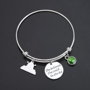 FAADBUK Cartton Bracelet Monster Fans GiftShe Believed She Could so She Did Inspiration Gift for Her (Shrek Bracelet)