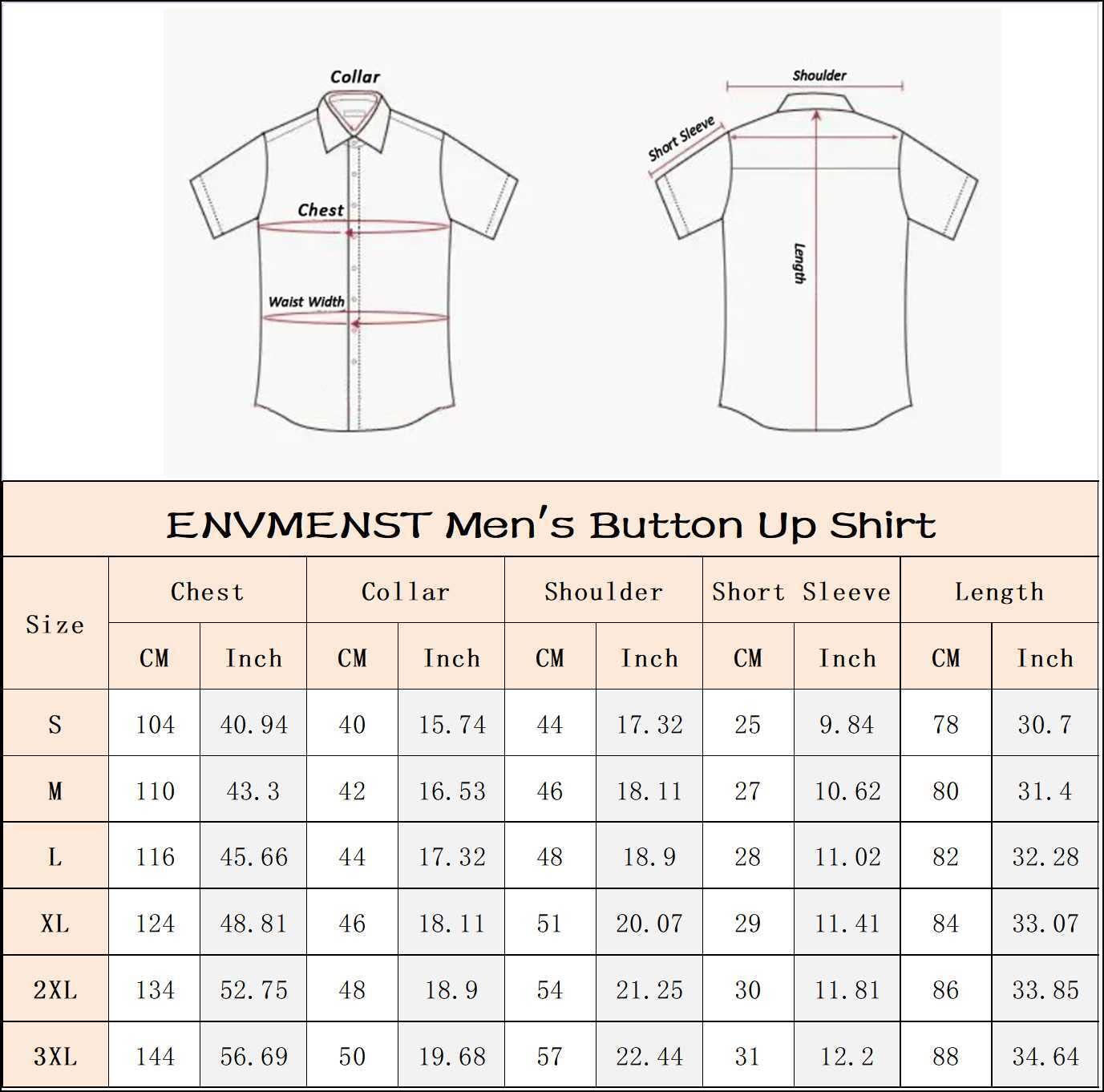 ENVMENST Men's Christmas Button Down Shirt Santa Party Short Sleeve Holiday Casual Hawaiian Shirts(Santa C404,L)