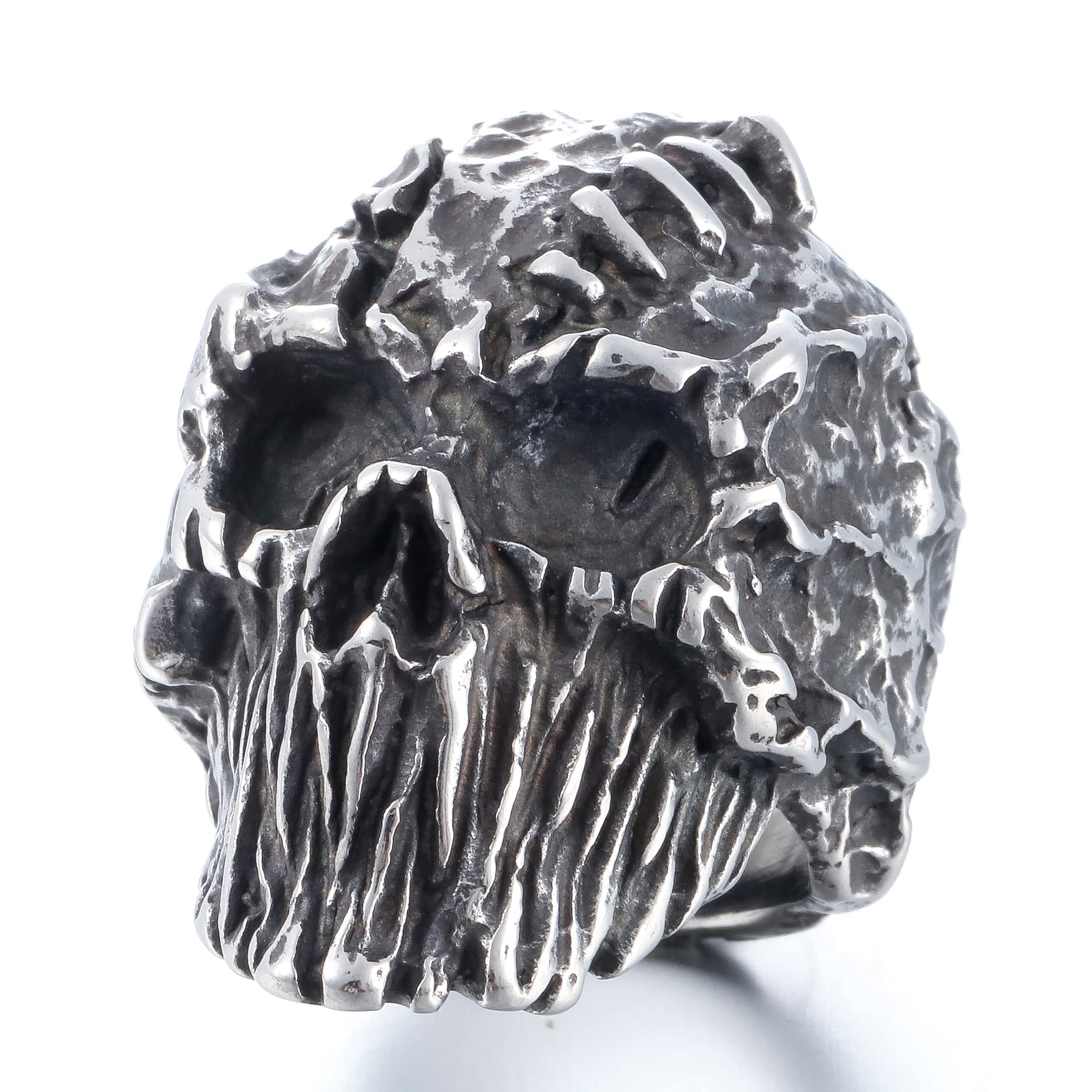 ZMY Home Skull Ring Stainless Steel Jewelry Biker Rings Stitch Skull Scary Death Ring for Gift (13)