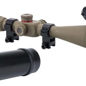 Monstrum G2 6-24x50 FFP Rifle Scope | Flat Dark Earth | Monstrum SS-H Scope Sunshade | Bundle