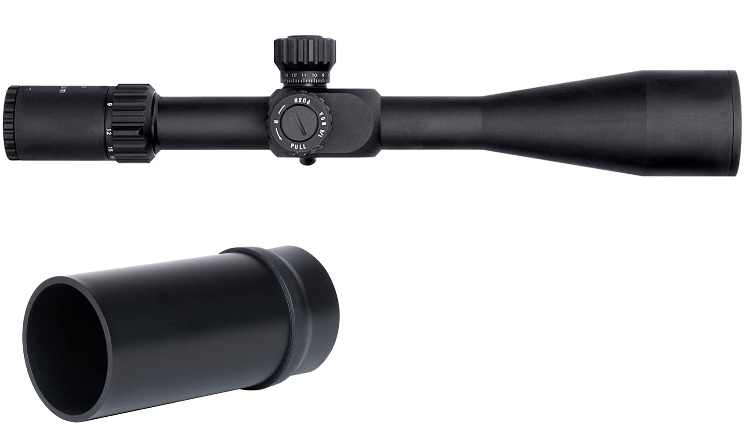 Monstrum G3 6-24x50 FFP Rifle Scope | Monstrum SS-H Scope Sunshade | Bundle