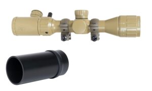 monstrum 3-9x32 ao rifle scope | flat dark earth | monstrum ss-f scope sunshade | bundle