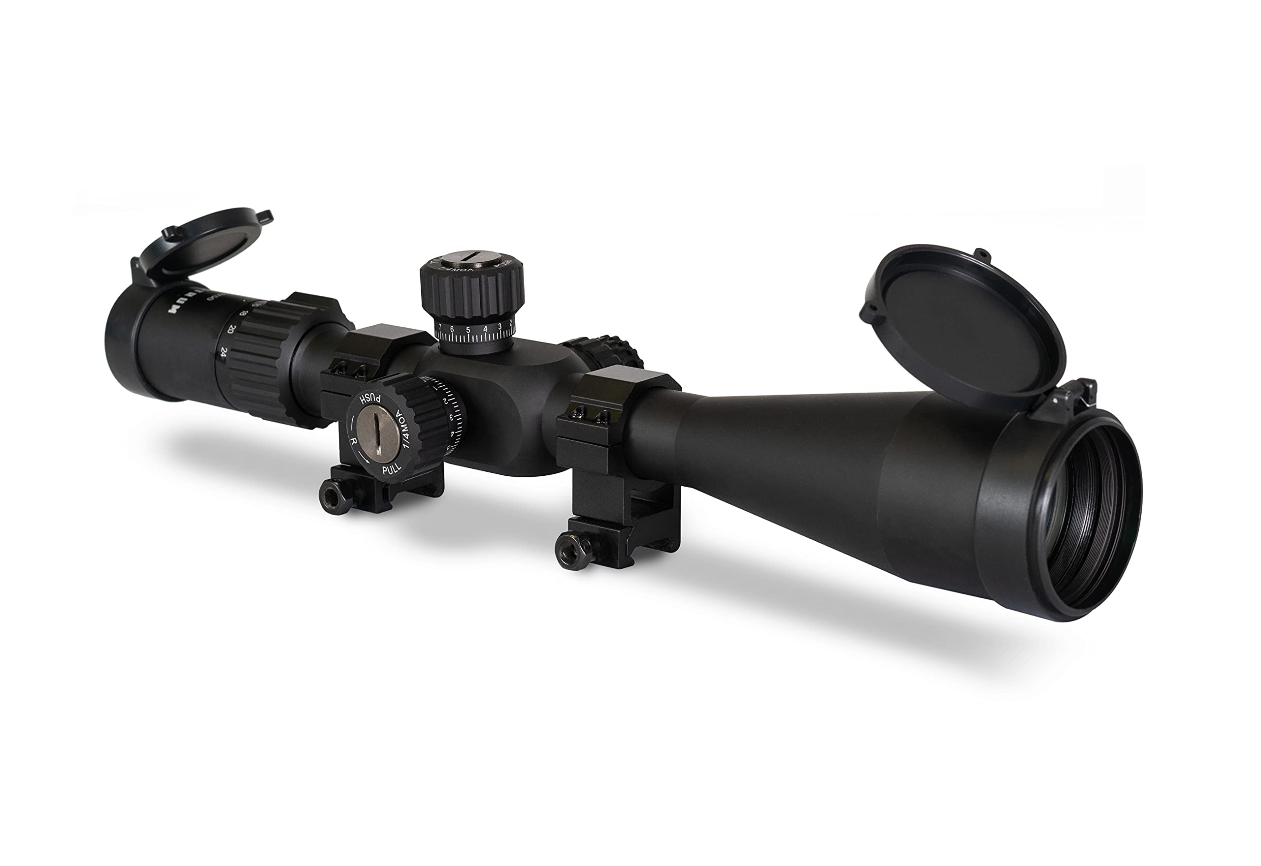 Monstrum G3 6-24x50 FFP Rifle Scope | Monstrum SS-H Scope Sunshade | Bundle