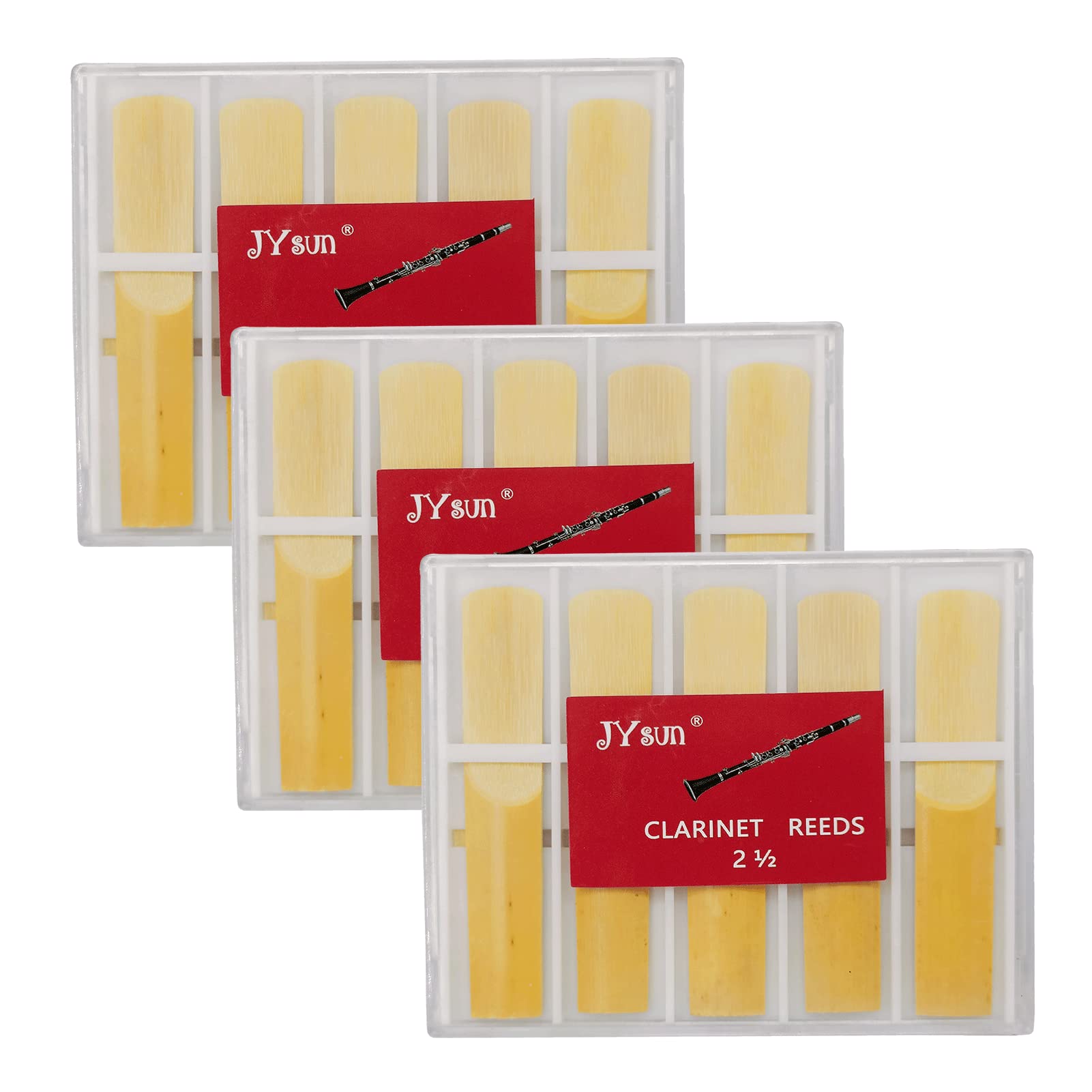 Clarinet Reeds 2.5 Strength 30pcs