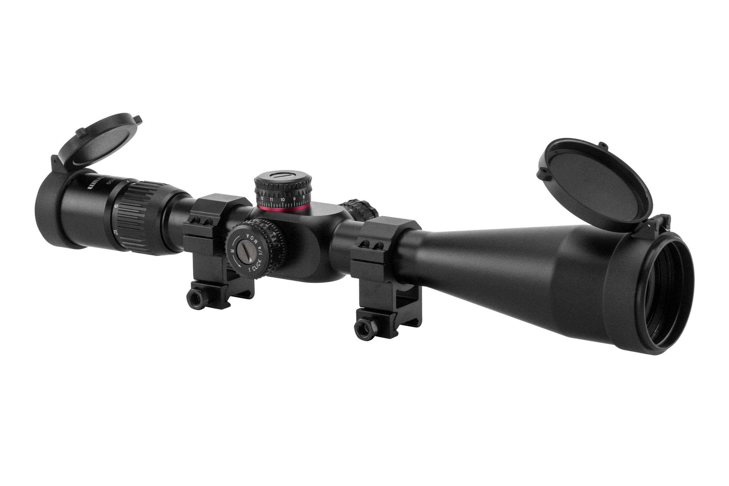 Monstrum G2 6-24x50 FFP Rifle Scope | Monstrum SS-H Scope Sunshade | Bundle