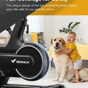 MERACH Indoor Cycling Bike, Exercise Bike for Home with Magnetic Resistance, Bluetooth Stationary Bike, Tablet Holder, CC