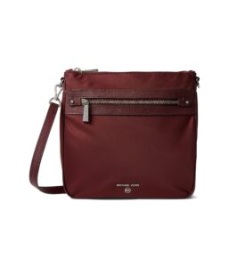 michael kors jet set charm large north/south crossbody merlot one size