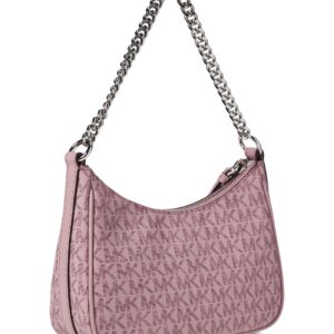 Michael Kors Jet Set Charm Small Chain Pouchette Royal Pink One Size