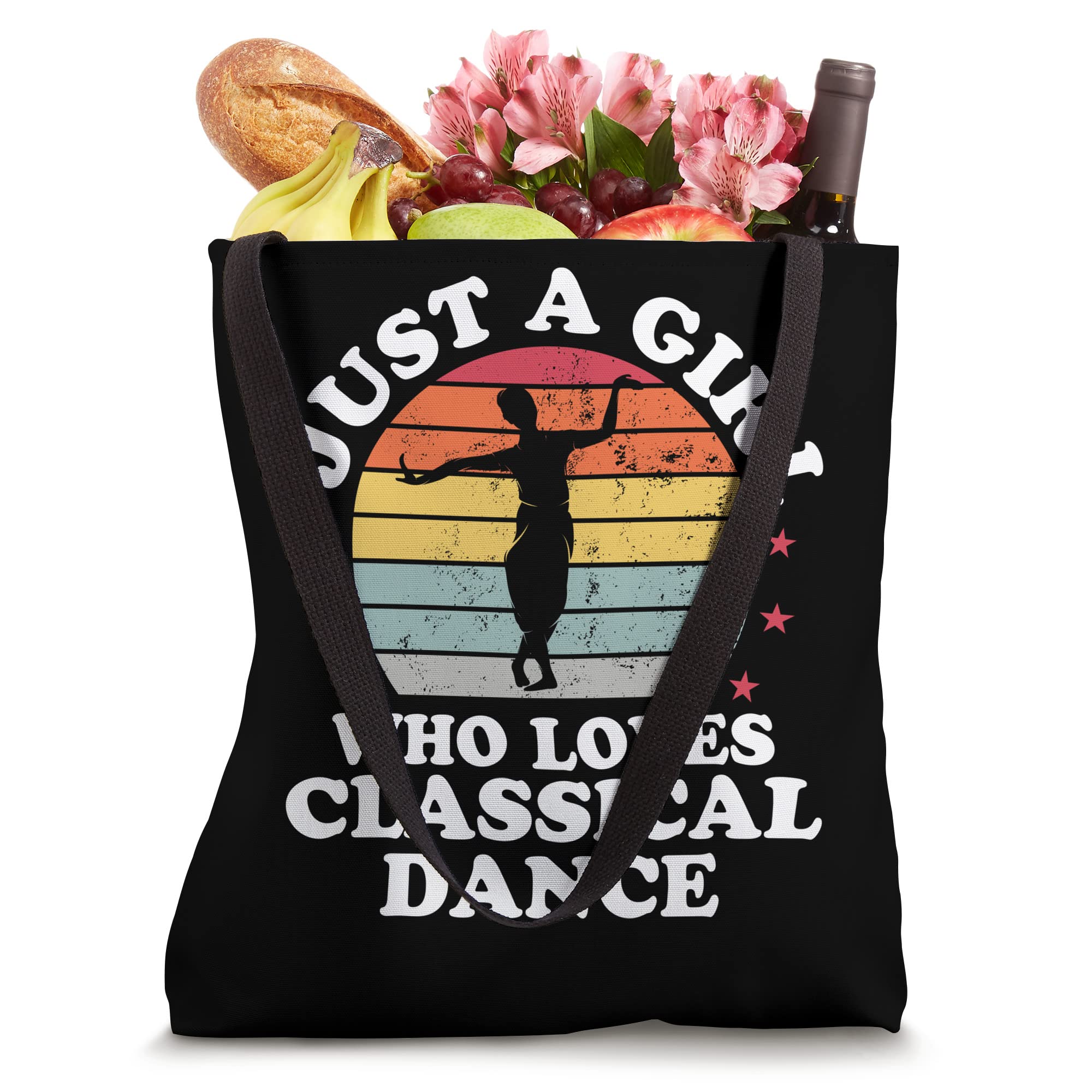 Just A Girl Who Love Classical Dance Indian Kathak Women Tote Bag