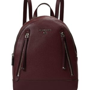 Michael Kors Women's Brooklyn Medium Backpack, Merlot, OneSize