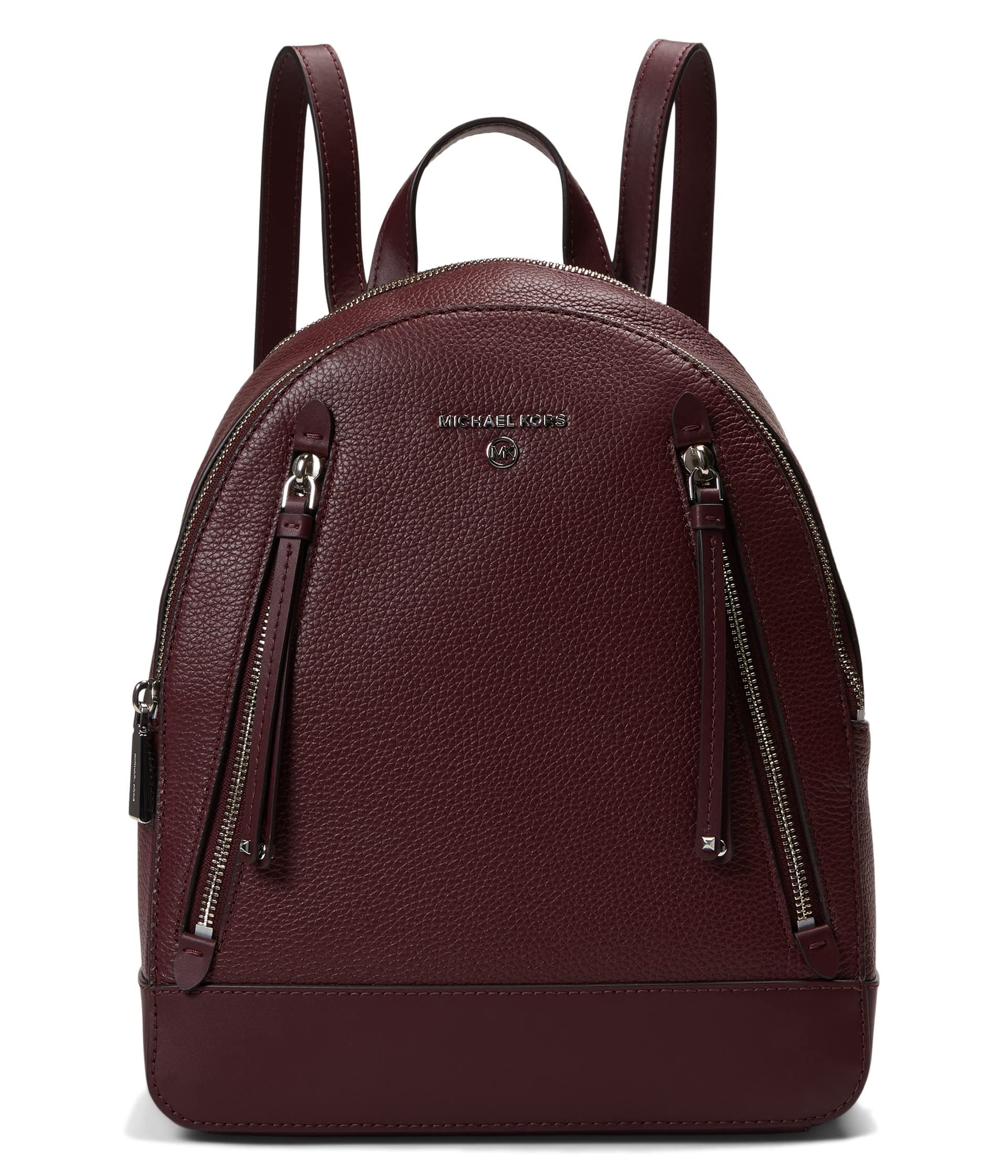 Michael Kors Women's Brooklyn Medium Backpack, Merlot, OneSize