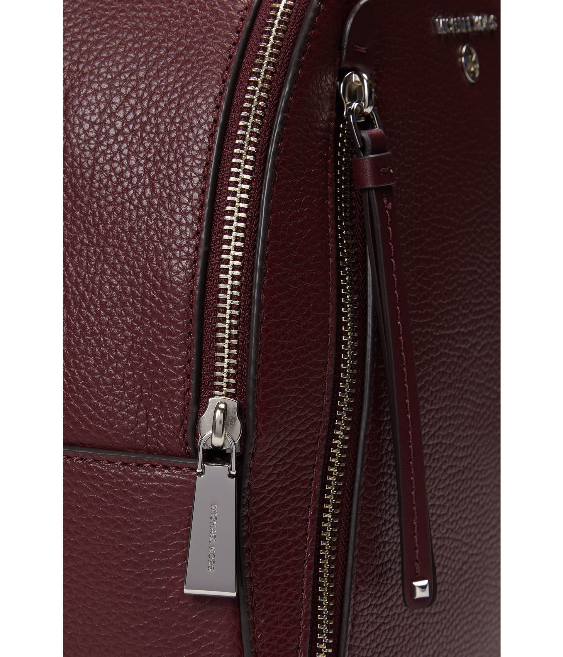 Michael Kors Women's Brooklyn Medium Backpack, Merlot, OneSize