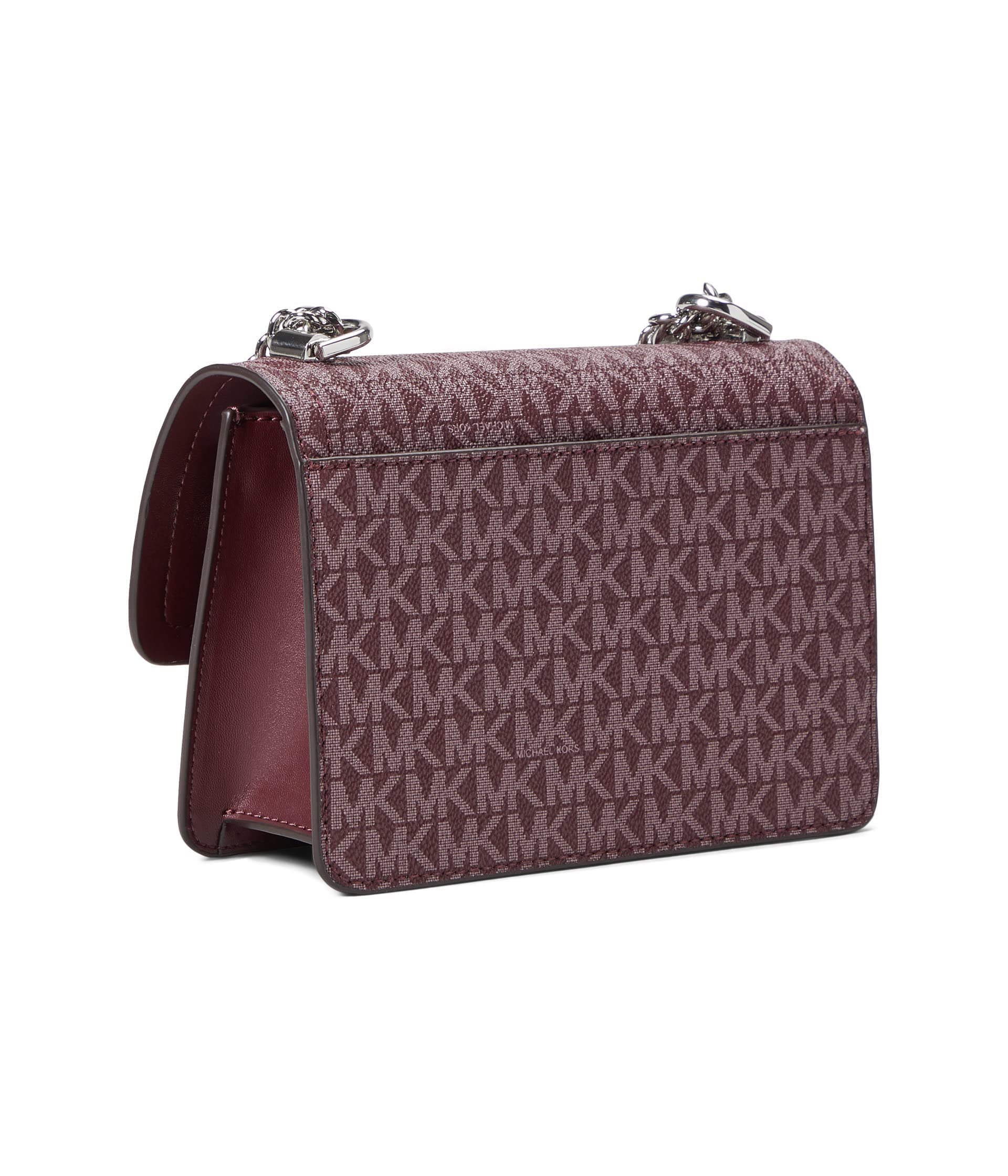 Michael Kors Heather Extra Small Crossbody Merlot One Size