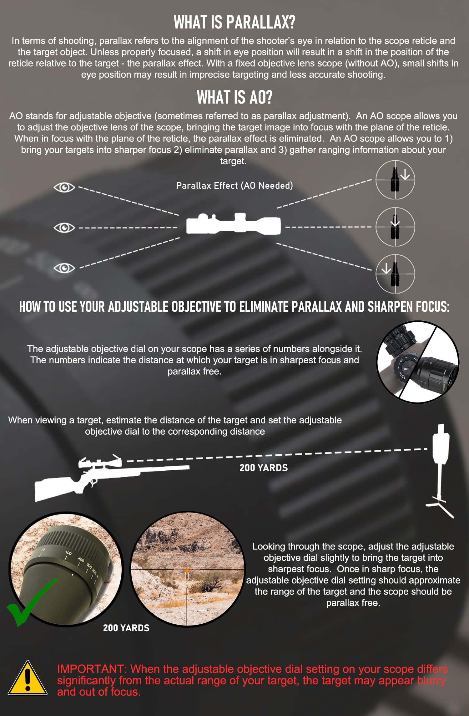 Monstrum G3 6-24x50 FFP Rifle Scope | Monstrum SS-H Scope Sunshade | Bundle