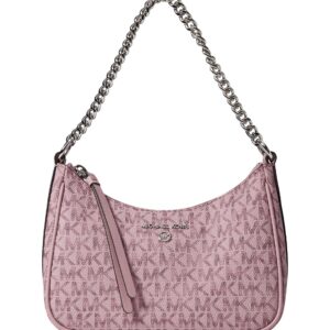 Michael Kors Jet Set Charm Small Chain Pouchette Royal Pink One Size