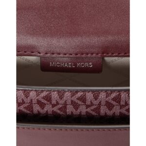 Michael Kors Heather Extra Small Crossbody Merlot One Size