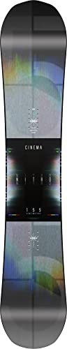 Nitro Snowboards Men's Cinema BRD '23, Allmountainboard, Directional Twin, Gullwing Rocker, All-Terrain, Progressive