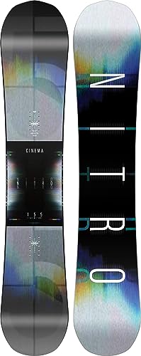 Nitro Snowboards Men's Cinema BRD '23, Allmountainboard, Directional Twin, Gullwing Rocker, All-Terrain, Progressive