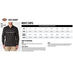 Dickies Men's Big & Tall Long Sleeve Tri-Color Logo Graphic T-Shirt, Knit Black, Large