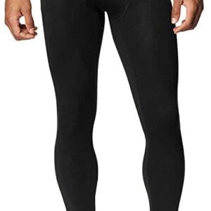 32 Degrees Men's 2-Pack Performance Lightweight Thermal Baselayer Legging Pant, Black/Black, X-Large